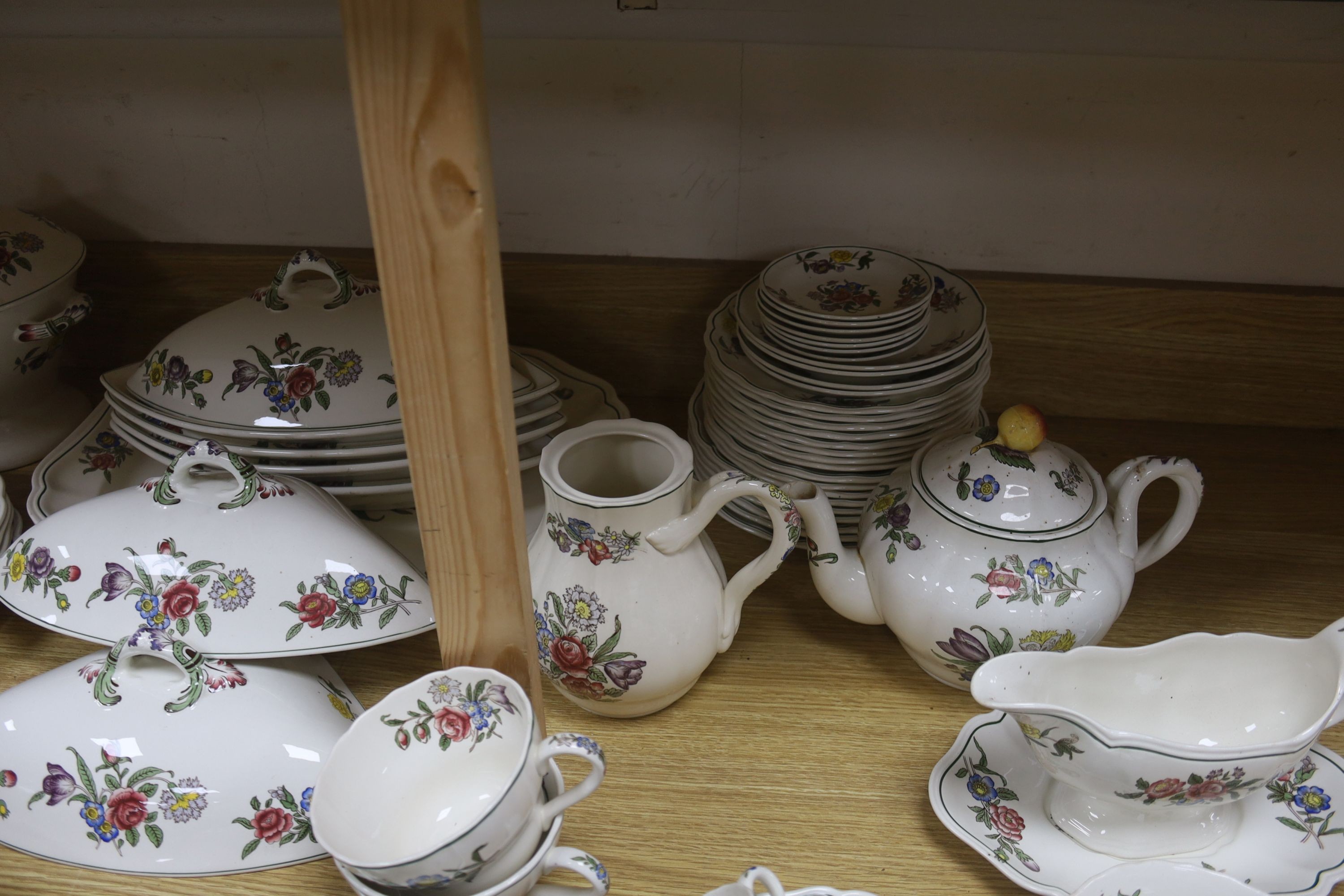 A Copeland Spode Springtime part dinner, tea and coffee service